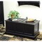 Contemporary Home Living Solid Wooden Storage Chest - 39" - Black